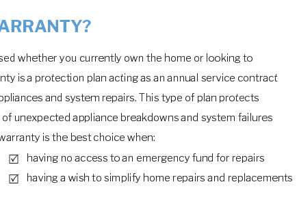 home warranty in california